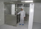 Single Leaf Stainless steel 304 Auto Sliding Doors Air Shower tunnel for materials in clean room
