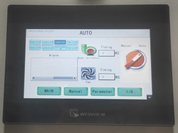 ROHS Cleanroom Air Shower Unit Connect With Dust Collector Control By PLC And Touch Screen 1